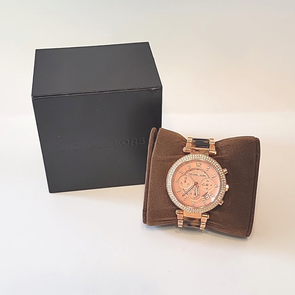 MICHAEL KORS Ritz Rose Gold-Tone Watch
